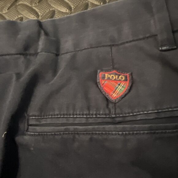 Rare Vtg Polo Ralph Lauren GOLF Stretch Classic Fit Men Pants 30x31 slacks navy - Picture 7 of 7